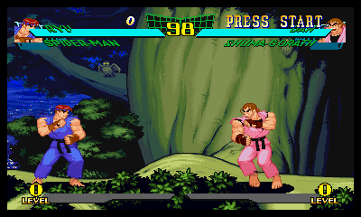 Marvel Super Heroes vs. Street Fighter - EX Edition (Demo) Screenshot 1